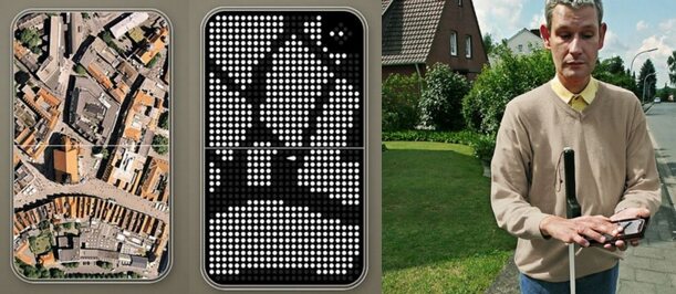 觸摸地球！盲人專(zhuān)用電子地圖