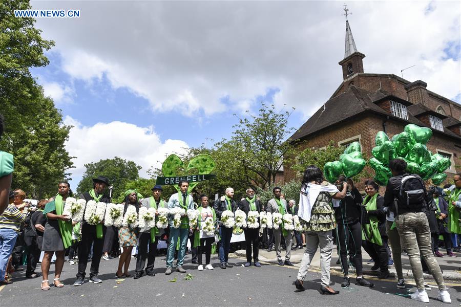 BRITAIN-LONDON-GRENFELL&nbsp;TOWER-FIRE-ONE YEAR ANNIVERSARY