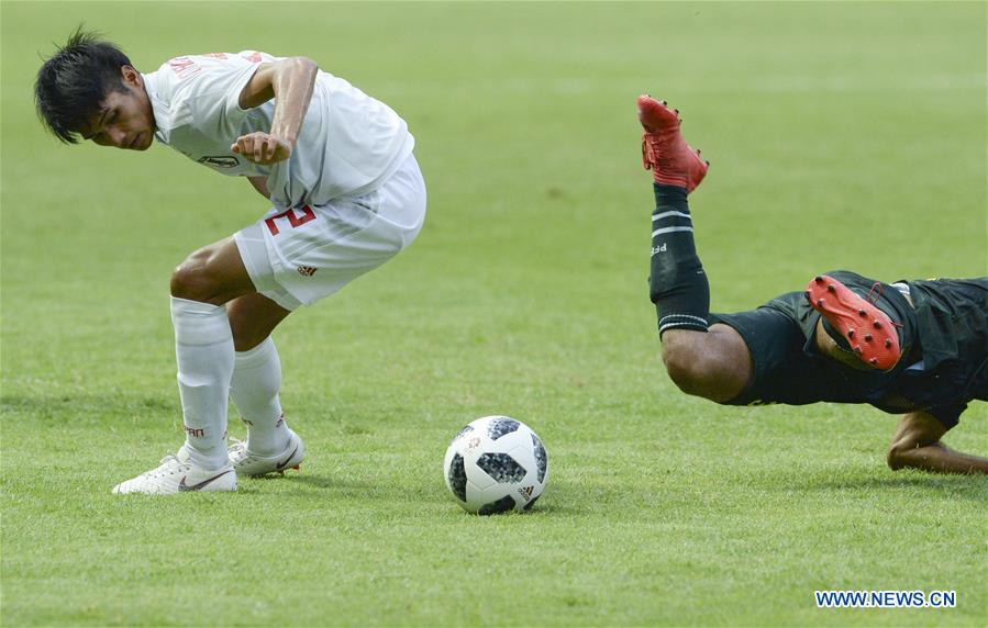 (SP)INDONESIA-CIKARANG-ASIAN GAMES 2018-MEN&rsquo;S FOOTBALL MATCH-PAKISTAN VS JAPAN