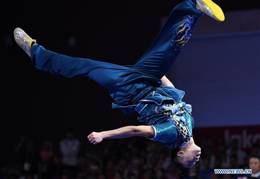 (SP)INDONESIA-JAKARTA-ASIAN GAMES-WUSHU-MEN&rsquo;S CHANGQUAN