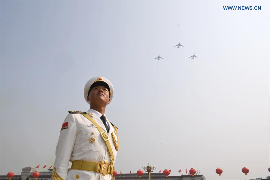  (PRC70Years) XINHUA PHOTOS OF THE DAY