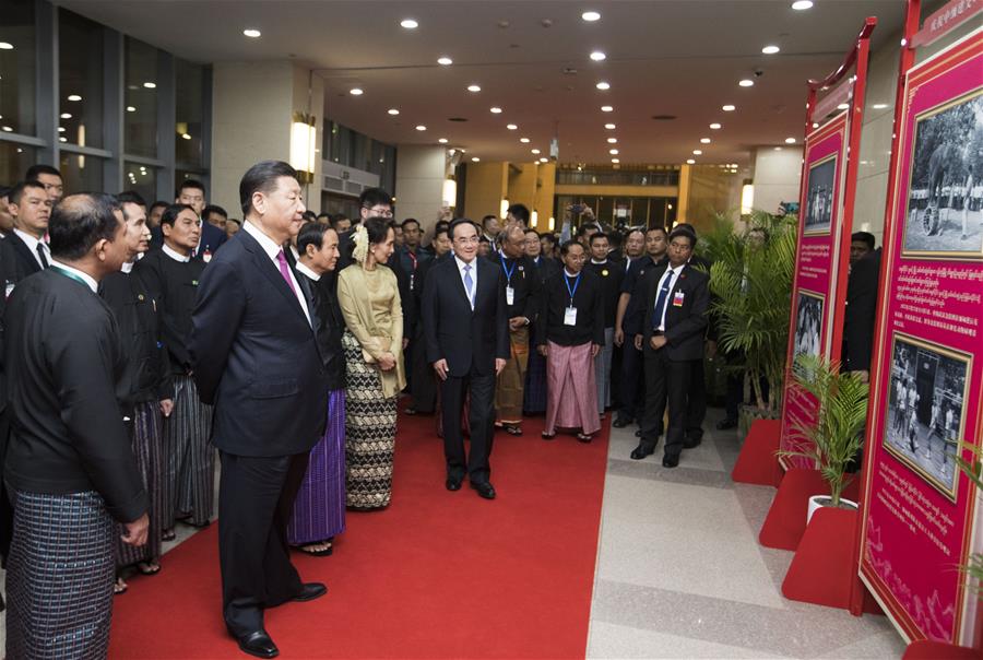 MYANMAR-NAY PYI TAW-CHINA-XI JINPING-CHINA-MYANMAR 70TH ANNIVERSARY OF DIPLOMATIC TIES AND YEAR OF CULTURE AND TOURISM 