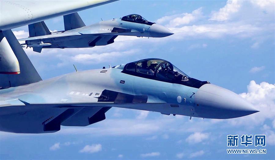 （圖文互動）（2）空軍發(fā)布宣傳片展現(xiàn)殲-20、蘇-35、轟-6K海上新航跡