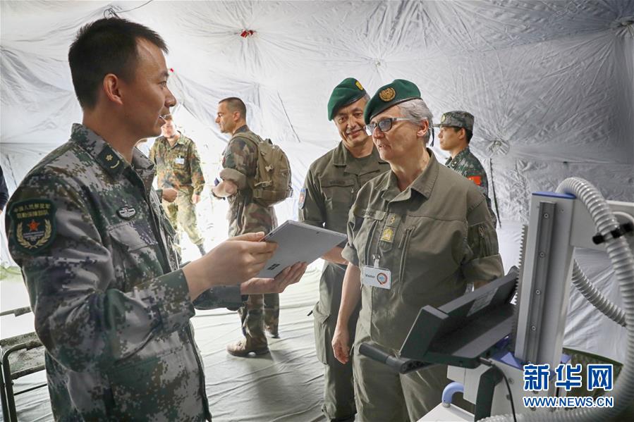 (國(guó)際)(5)多國(guó)軍官觀摩中德“聯(lián)合救援-2019”衛(wèi)勤實(shí)兵聯(lián)合演習(xí)