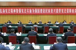 趙樂(lè)際出席&ldquo;弘揚(yáng)憲法精神，加強(qiáng)憲法實(shí)施，為強(qiáng)國(guó)建設(shè)、民族復(fù)興提供憲法保障&rdquo;座談會(huì)并講話