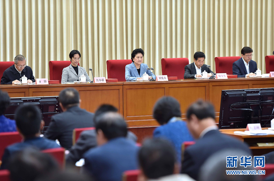 10月20日，中共中央政治局委員、國(guó)務(wù)院副總理、國(guó)務(wù)院督導(dǎo)委員會(huì)主任劉延?xùn)|在北京出席深化教育督導(dǎo)改革暨第十屆國(guó)家督學(xué)聘任工作會(huì)議并講話。新華社記者 李濤 攝