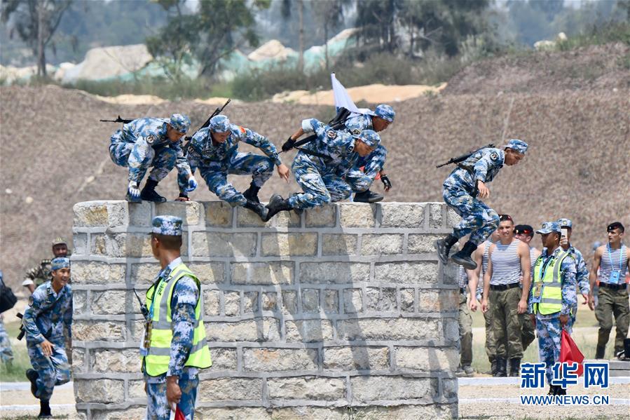 （軍事&middot;圖文互動(dòng)）（4）海上登陸賽障礙賽打響　中國(guó)隊(duì)包攬前3名