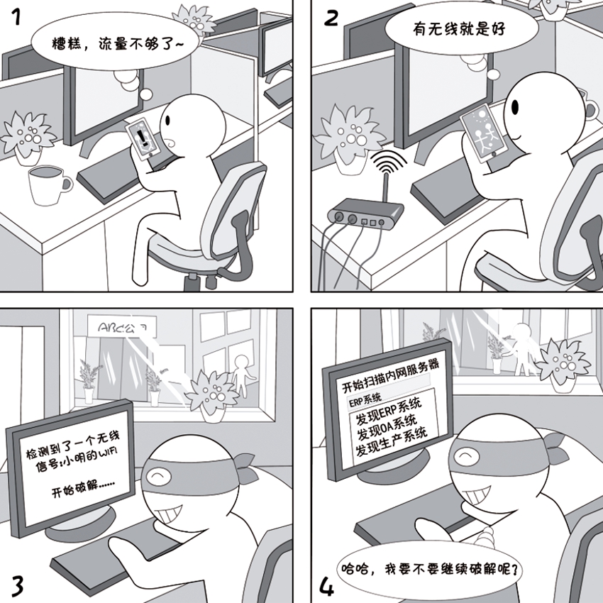 2018國家網(wǎng)絡(luò)安全宣傳周系列動漫①丨還在&ldquo;蹭&rdquo;免費WiFi？這些安全風(fēng)險告訴你真能嚇一跳