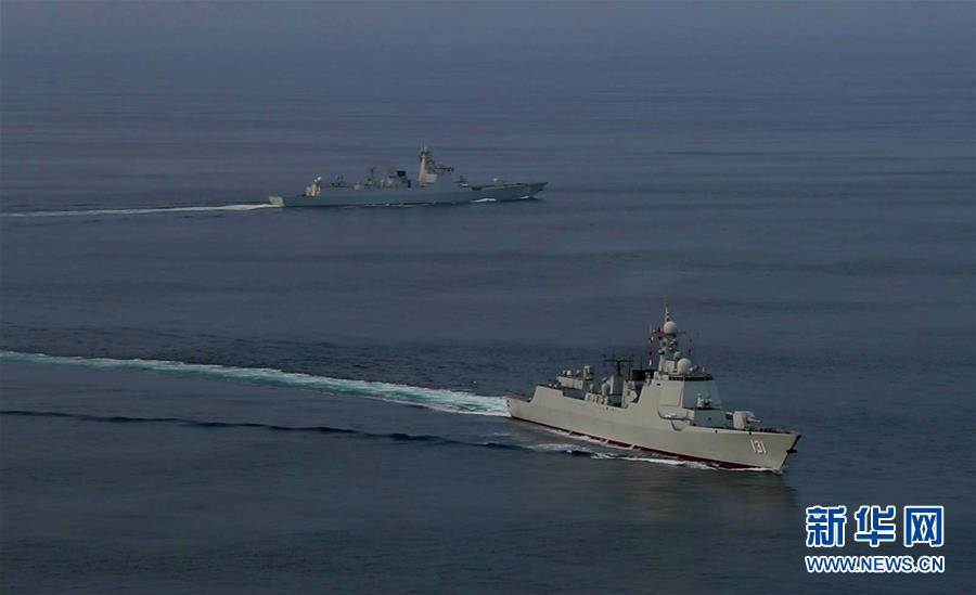 （國際）（1）中國海軍第35、36批護航編隊在亞丁灣完成任務交接