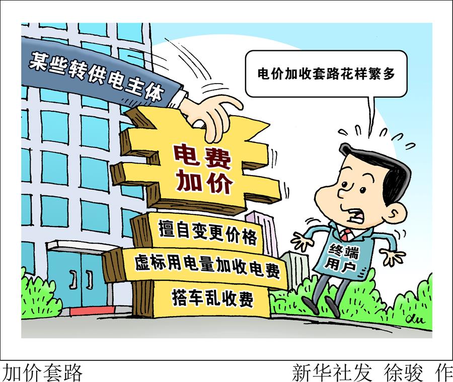 （圖表&middot;漫畫）［新華視點(diǎn)&middot;國務(wù)院大督查在行動］加價套路