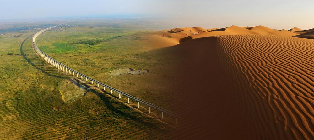 【高清圖集】&ldquo;昨日荒沙地，今日聚寶盆&rdquo;