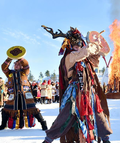 內(nèi)蒙古鄂倫春冰雪&ldquo;伊薩仁&rdquo;開(kāi)幕