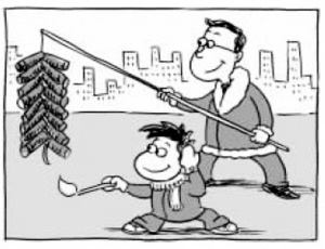春節(jié)若遇霧霾，煙花怎么放？