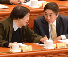 馮鞏、馮驥才出席政協(xié)全體會(huì)議