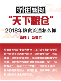 守住管好&ldquo;天下糧倉&rdquo;&mdash;&mdash;2018年糧食流通怎么抓