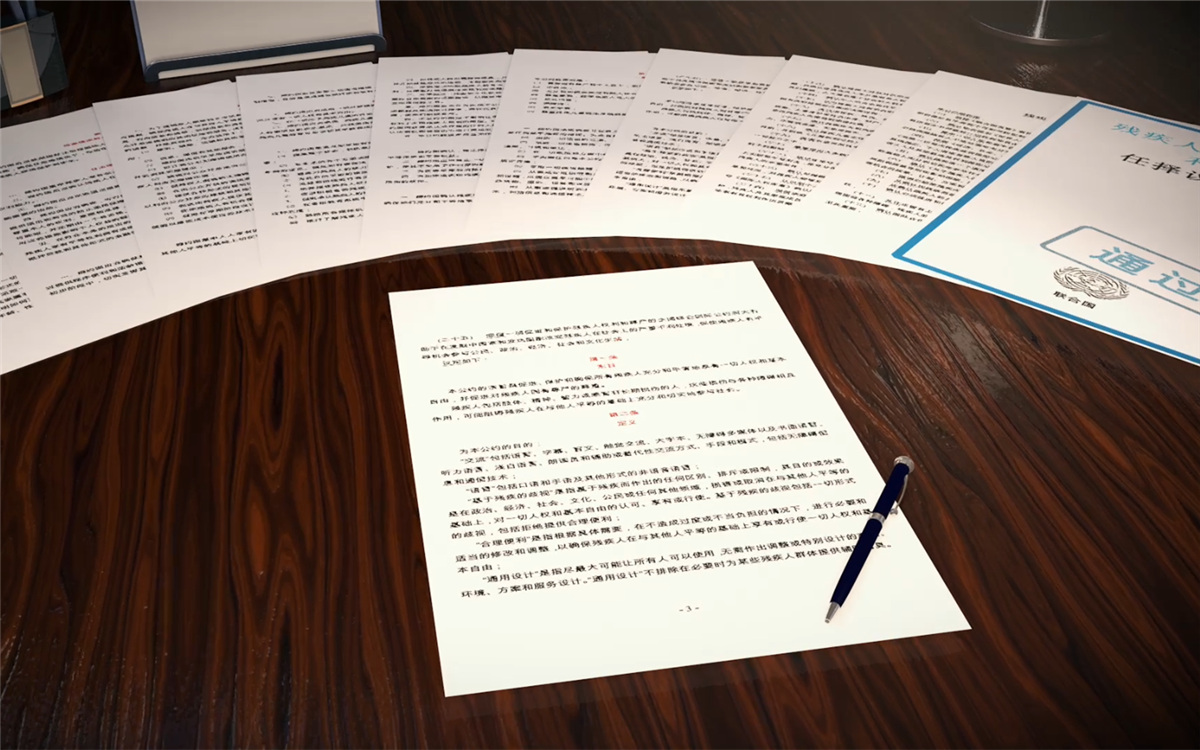 2006年12月，《殘疾人權(quán)利公約》在聯(lián)合國(guó)大會(huì)獲得通過(guò)