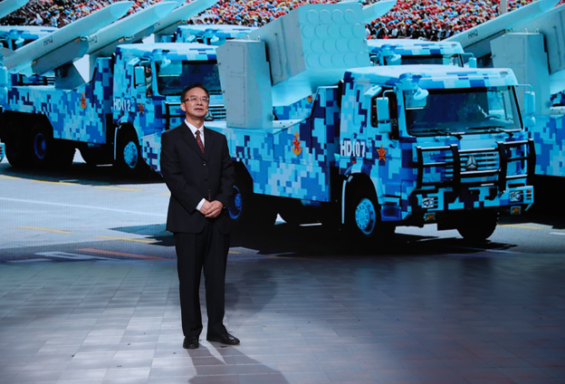 我們武器裝備讓大家自豪地說(shuō)東風(fēng)快遞，使命必達(dá)