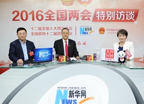 胡云騰、王建業(yè)做客新華網(wǎng)