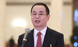 康紅普代表接受采訪(fǎng)