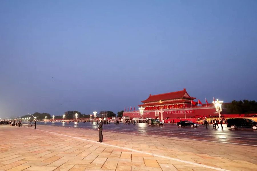 這就是今天早上的北京！