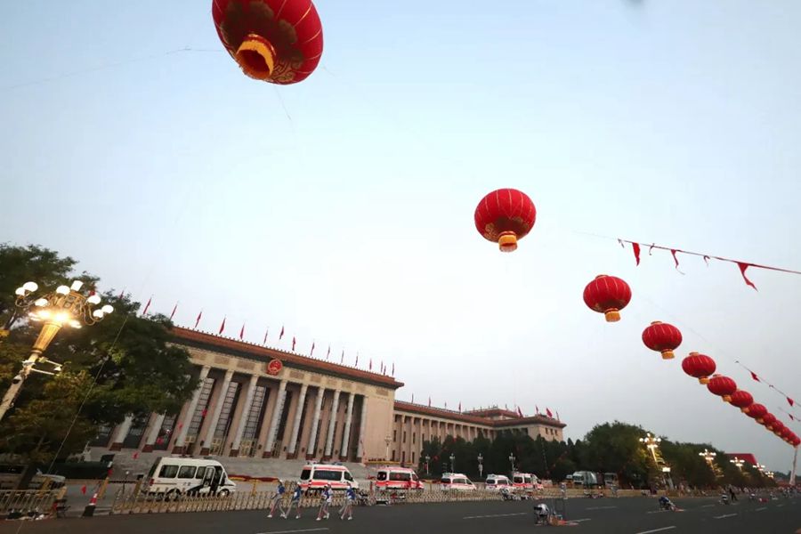 這就是今天早上的北京！