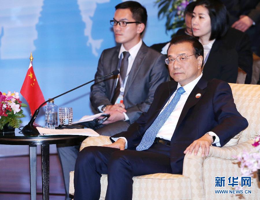 12月20日，中國國務院總理李克強在曼谷出席大湄公河次區(qū)域經濟合作領導人第五次會議。 新華社記者 龐興雷 攝 