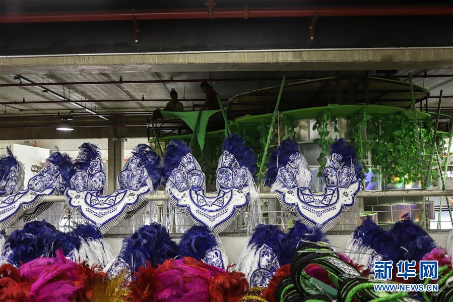 （國際&middot;圖文互動）（4）通訊：巴西舞校推出中國主題桑巴巡游