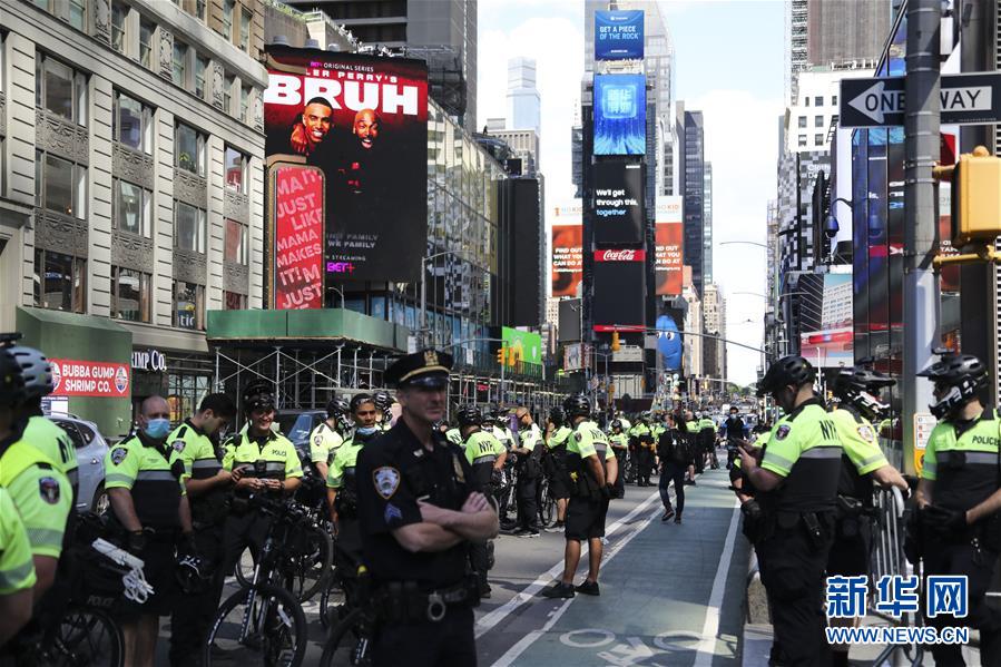 （國際）（3）紐約民眾抗議警察暴力執(zhí)法進(jìn)入第五天