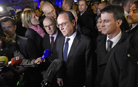 奧朗德發(fā)表講話(huà) 呼吁團(tuán)結(jié)
