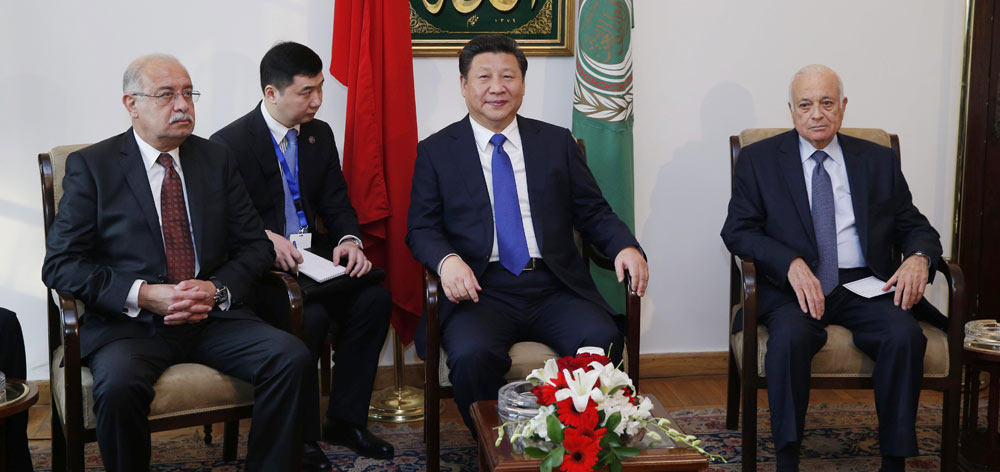 習(xí)近平會(huì)見(jiàn)阿拉伯國(guó)家聯(lián)盟秘書長(zhǎng)阿拉比