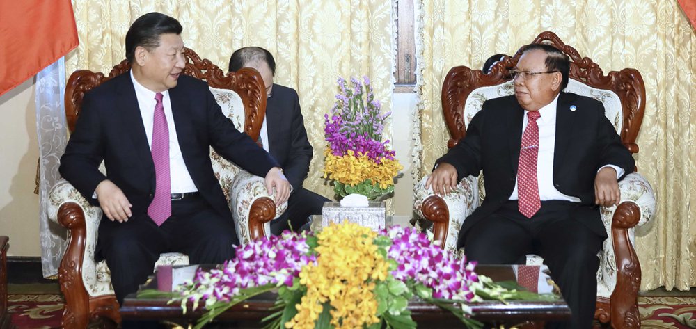習近平同老撾人民革命黨中央委員會總書記、國家主席本揚舉行會談